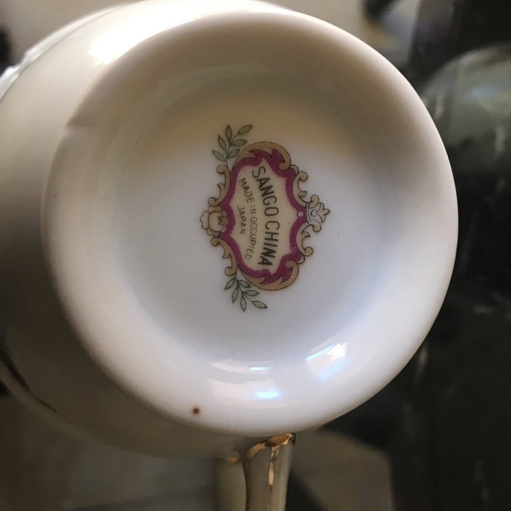 Antique Sango China Cups - Picture 6 of 6